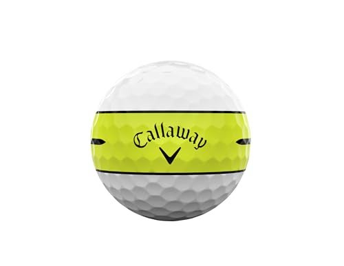 Callaway Golf Chrome Soft Golf Balls 360 Stripe Yellow - Image 3