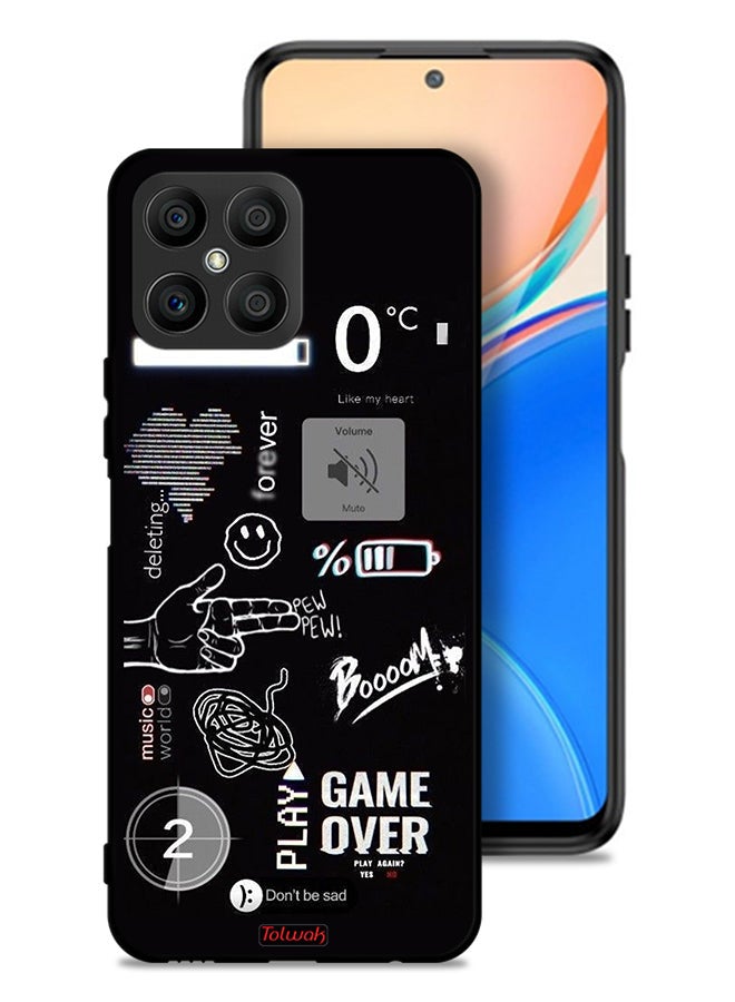 Tolwak غطاء حماية لهاتف Honor X8 4G - لعبة انتهت بي بي - Image 1