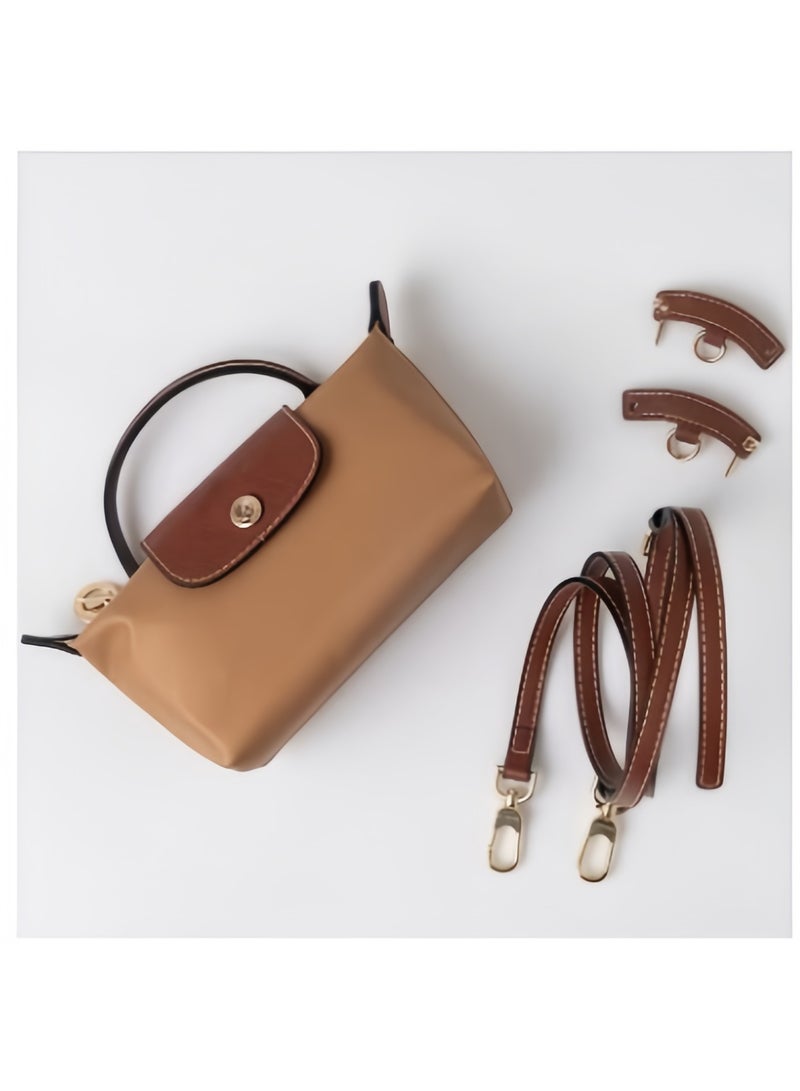 لونج شامب حقيبة يد نسائية صغيرة ، حقائب Crossbody، حقيبة الكتف حزام الكتف مع مشبك، Desert الأصفر النمط الكلاسيكي - Image 2