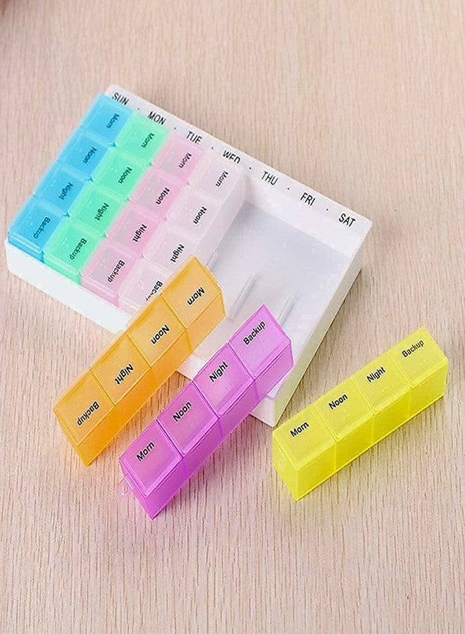 Xpandio Large Monthly Pill Organizer 4 Weeks, 28 Day Pill Organizer Weekly, Big Compartment with Travel Case, 7 Day Pill Dispenser 4 Times a Day, Medicine Organizer Box for Vitamin, Fish Oil - Image 2
