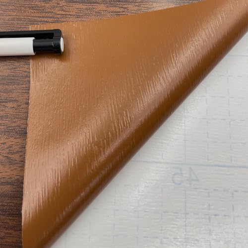 Yifely Brown Wood Grain Drawer Covering Paper Self Adhesive Shelf Liner Table Door Sticker 17.7 Inch by 9.8 Feet - Image 4