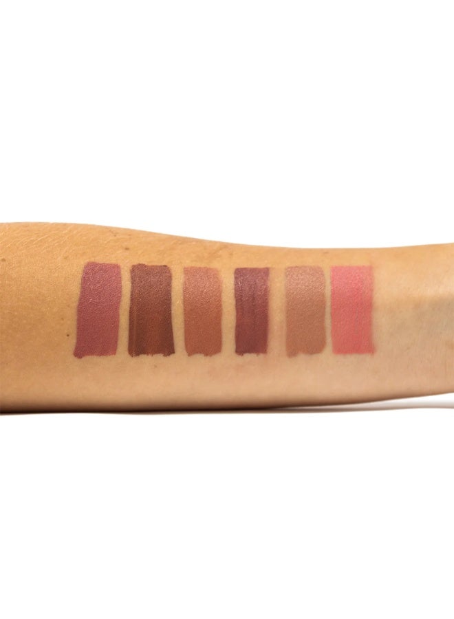 theBalm Meet Matte Hughes 6-Pc Mini Kit 6 Shades Miss Nude York - Image 2
