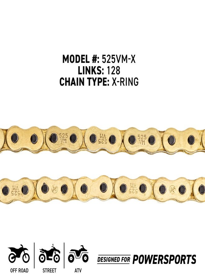 NICHE Gold 525 X-Ring Chain 128 Links With Connecting Master Link - Image 4