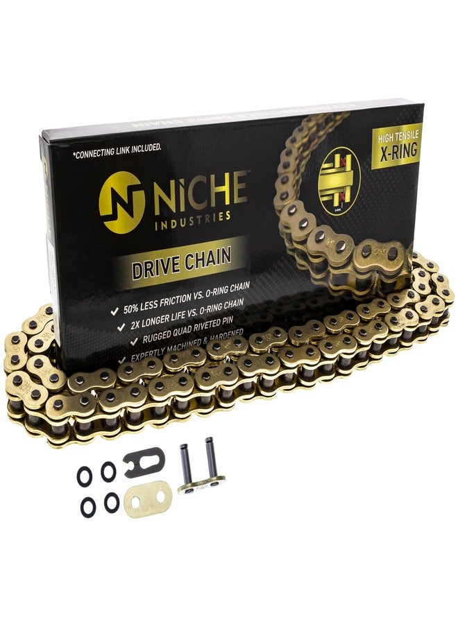 NICHE Gold 525 X-Ring Chain 128 Links With Connecting Master Link - Image 5