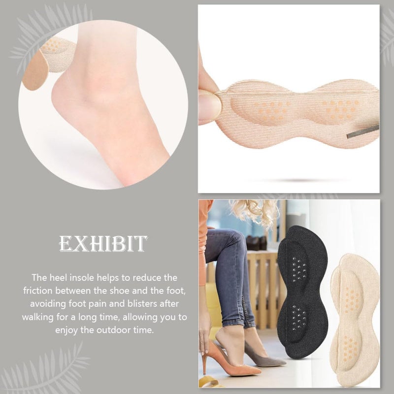 Self Adhesive Invisible Heel Pads 8 Pairs Anti Blister Cushion For Men Women - Image 5