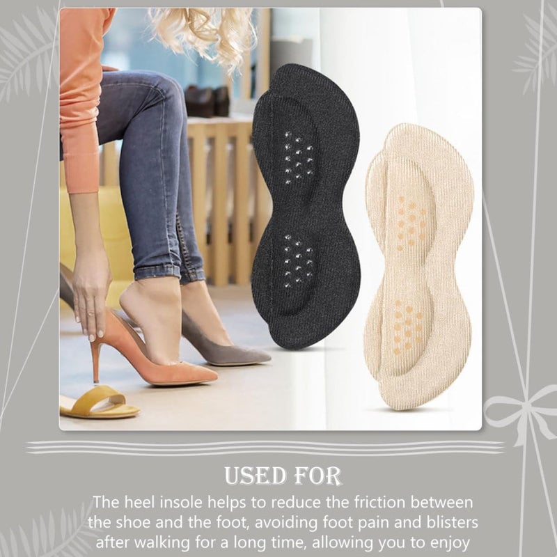 Self Adhesive Invisible Heel Pads 8 Pairs Anti Blister Cushion For Men Women - Image 4