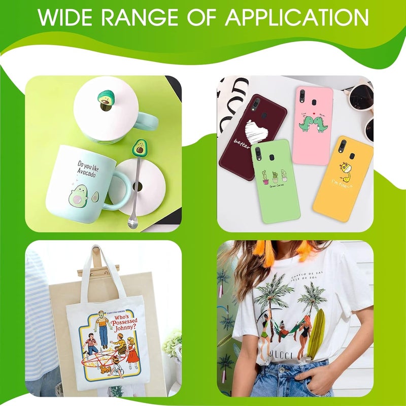 CenDale Premium DTF White Ink - DTF Transfer Ink for PET Film, Refill DTF Ink for Epson ET-8550, L1800, L800, R2400, P400, P800, XP15000, Heat Transfer Printing Direct to Film (500ml) - Image 5