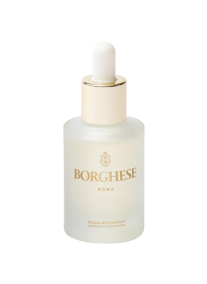 Borghese Borghese Acqua Ristorativo Hydrating Concentrate - Smoothing & Hydrating Serum with Hyaluronic Acid, Vitamin B5 & Murumuru Butter, for All Skin Types 