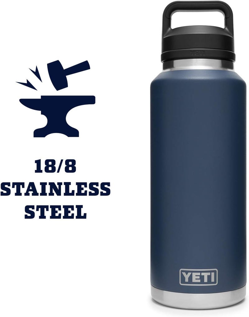 YETI Rambler 46 oz Bottle, Vacuum Insulated, Leakproof, Stainless Steel with Chug Cap - Image 4