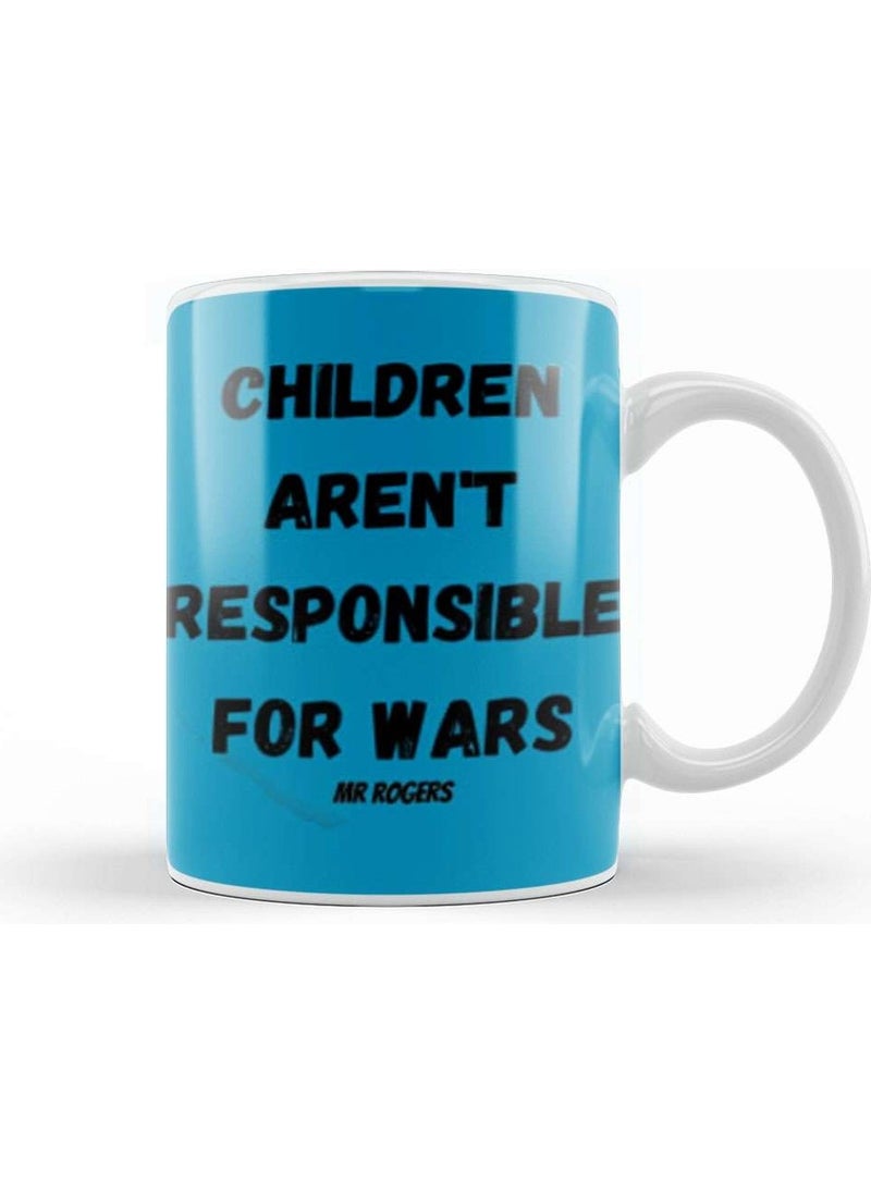 Baskı Dükkanı Print Shop Mr Fred Rogers Quotes Vintage Retro Style Art Mug Porcelain 