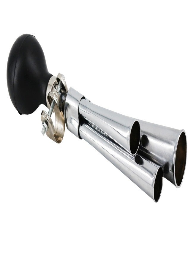 WEERAS Classic Vintage Bicycle Air Horn Straight Tube for Most Bicycle Golf Carts (Triple) - Image 1