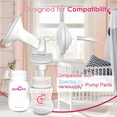Nenesupply 21mm Flange Pump Parts Compatible w Spectra S2 S1 Breast Pumps Replacement Kit for Spectra Pump Parts S2 Parts S2 Accessories Inc Flange Duckbill Valve Backflow Protector - Image 4