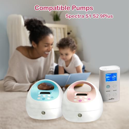 Nenesupply 21mm Flange Pump Parts Compatible w Spectra S2 S1 Breast Pumps Replacement Kit for Spectra Pump Parts S2 Parts S2 Accessories Inc Flange Duckbill Valve Backflow Protector - Image 3