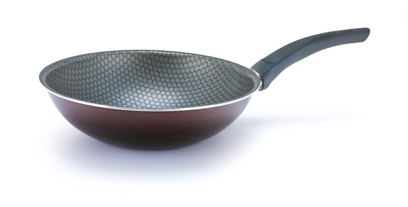 Trueval mix set 9 pieces pot 16-20-24 frying pans 16 wok fryers 24 and one piece for distributing food - Image 3