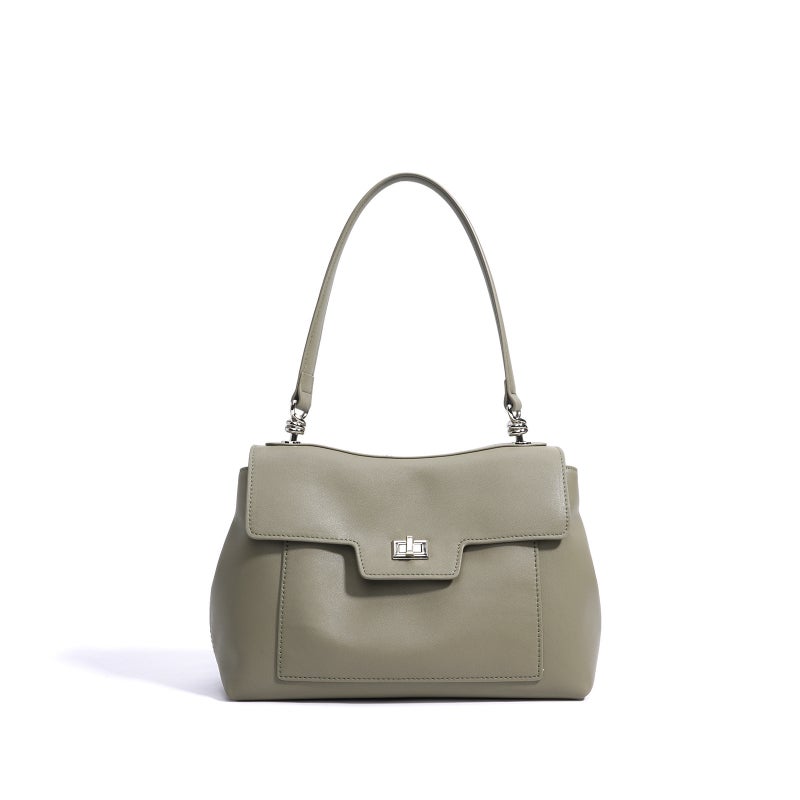 Armpit Bag Shoulder Bag High-End Genuine Leather Women'S Bag Simple Commuting Fashion Large Capacity Handbag - Image 1