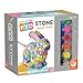 MindWare Paint Your Own Stone Bunny Rabbit Mosaic Stepping Stone Craft Kit for Kids Includes Paint and Brush Made of Weather Resistant Cement - Image 2