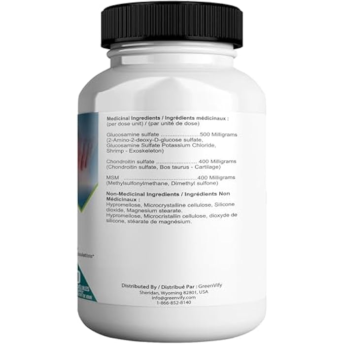 GREENVIFY Natural Essences Joint Eternal Max Natural Joint Support Supplement, 60 Capsules, 20 Days Supply, Gluten Free, Sugar Free, Non-GMO, Made in USA - Image 4