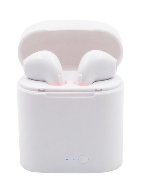 i12 TWS In-Ear Bluetooth Earbuds With Charging Case White