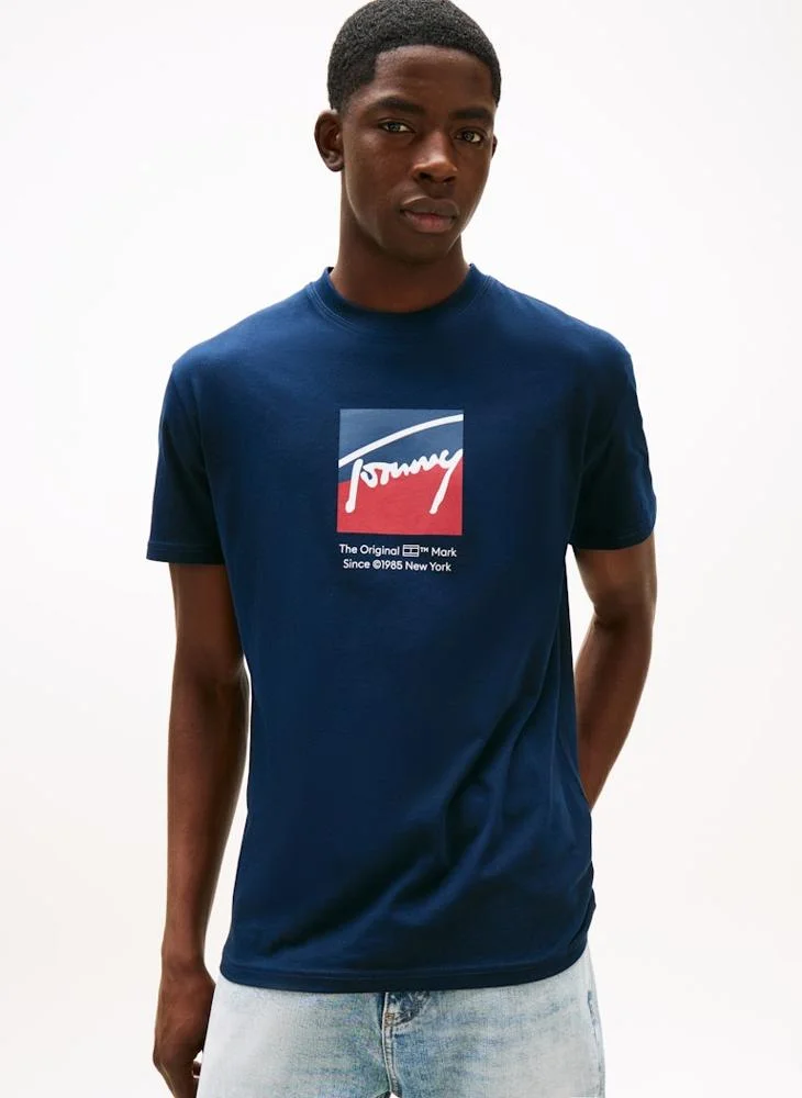 تومي جينز Regular Fit Short Sleeve T-Shirt