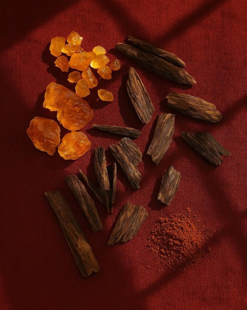 Parimal Pure Amber Oudh Dhoop/Dhup Sticks (78–88) (240g) | 45–60 Min Burn | Amber Oud dhup batti | Bamboo-Less Incense | Each Pack 40G | Rich, Long-Lasting Fragrance | Dhoop Holder Inside | Pack of 6 - Image 5