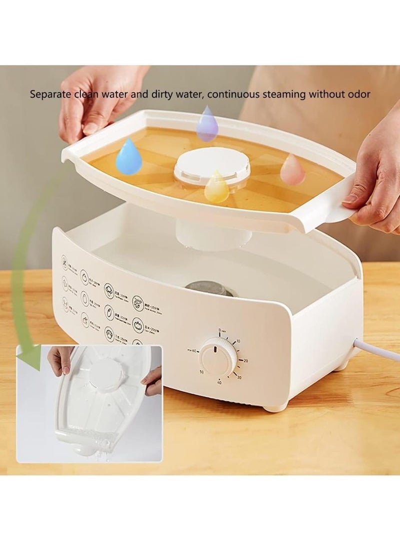 Generic - Digital Food Steamer 12L 2 Layers 1500W with 12 Multifunctional Modes, Healthy Fast Simultaneous Cooking, Stackable Baskets for Vegetable Heating Breakfast Machine Steamer - Image 1