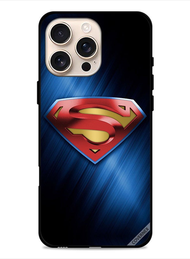 Covernex Apple iPhone 16 Pro Max Protective Case Cover Superman Logo - Image 1