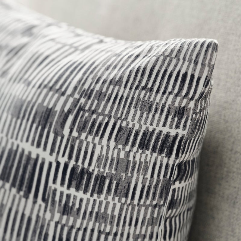 Baitique Brushed Recycled Polyester Cushion, Grey, 40x40 cm - Image 4