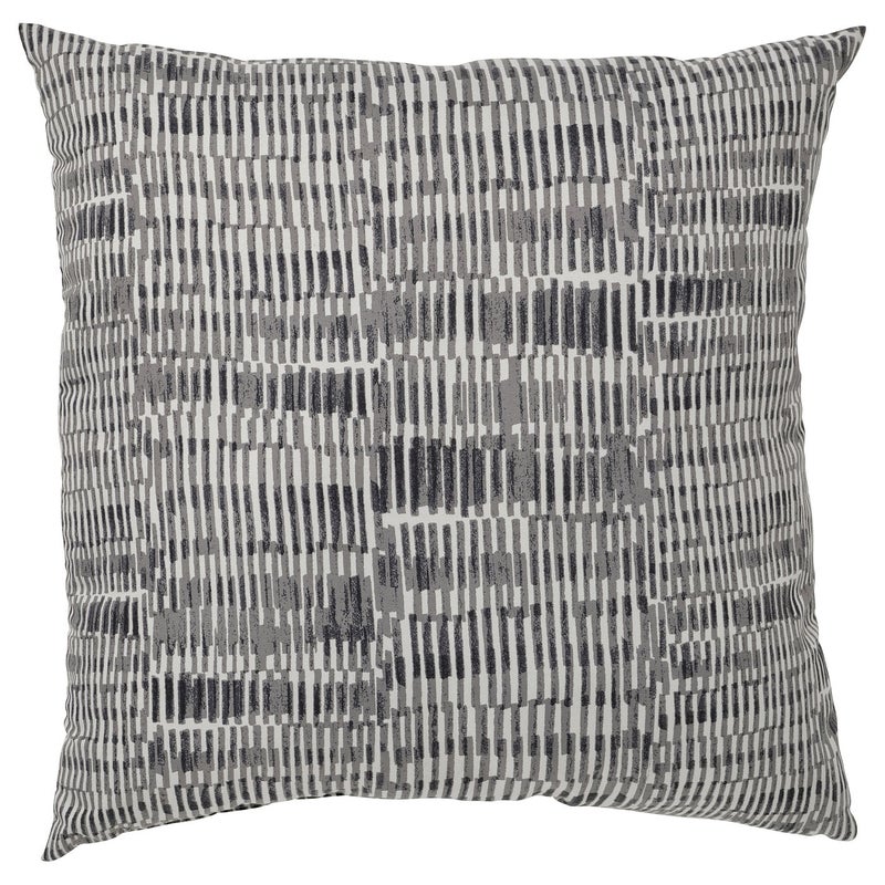 Baitique Brushed Recycled Polyester Cushion, Grey, 40x40 cm - Image 1