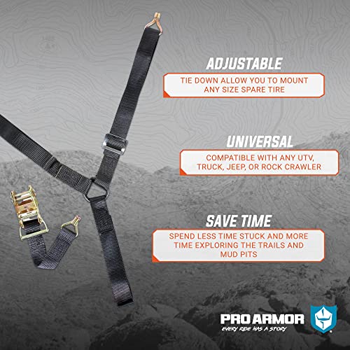 Pro Armor A040225 Ratcheting Y-Strap (1.5") (Black) - Image 3