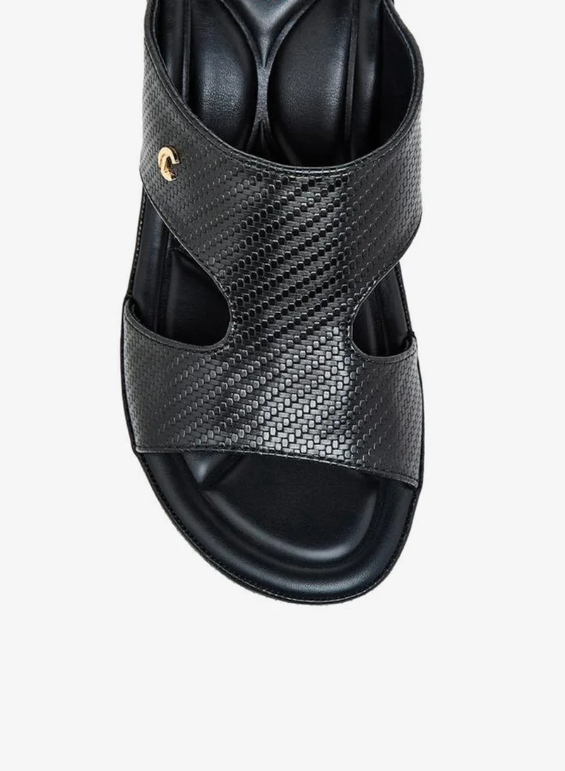 Le Confort BLACK Women Wedge Heel Sandals for Women | Best Price UAE