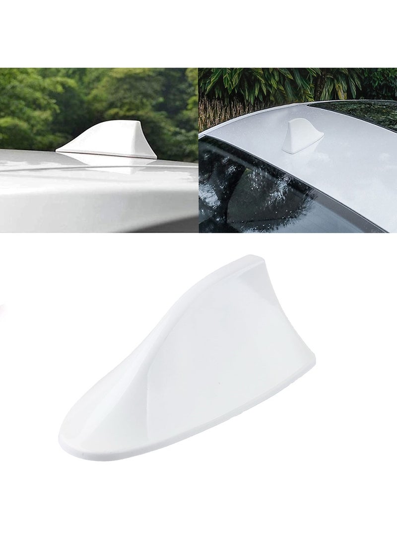 سبايدر أنيق الديكور يتوهم هوائي سقف السيارة زعنفة القرش هوائي أبيض - Image 4