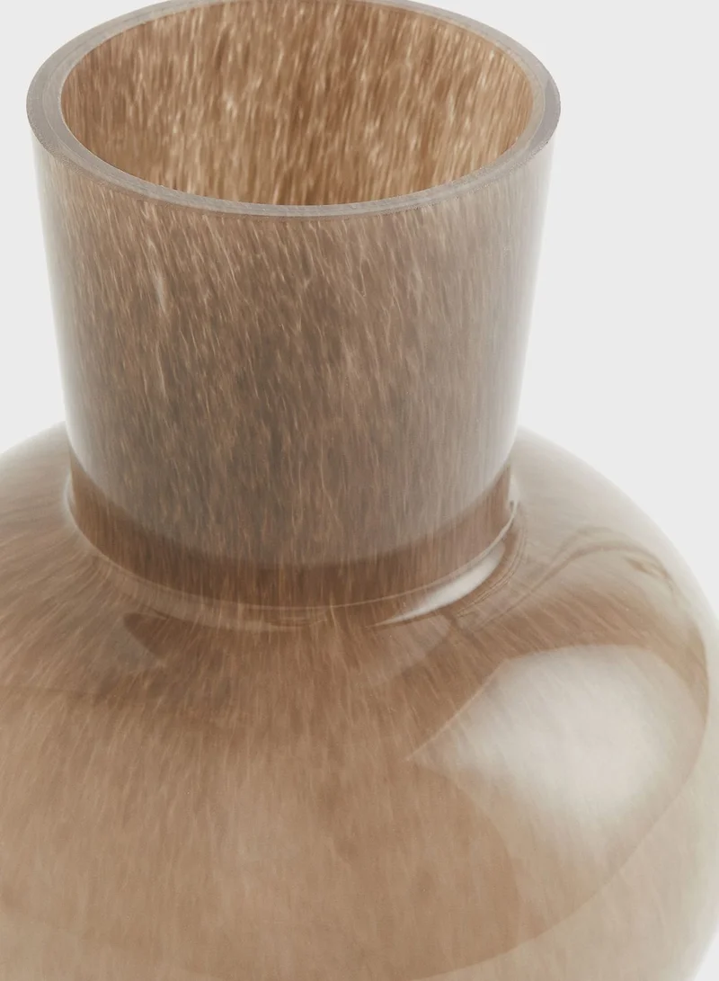 H&M Glossy Glass Vase
