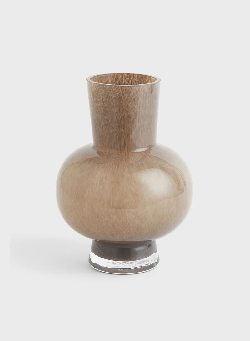 H&M Glossy Glass Vase