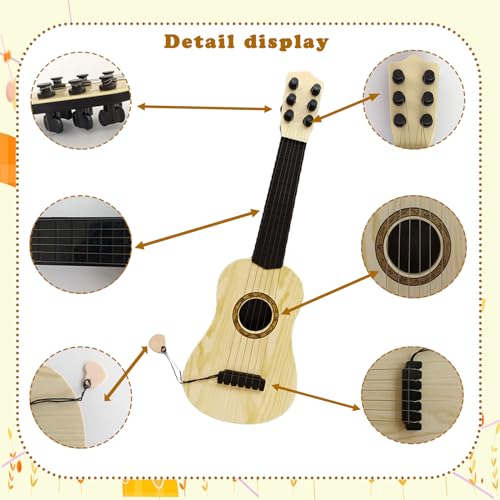 Blvochnnt Kids Toy Guitar 6 String17 inch Mini Baby Guitar with PickMusical Instrument Educational Toy for Toddlers BeginnerPreschoolers - Image 5