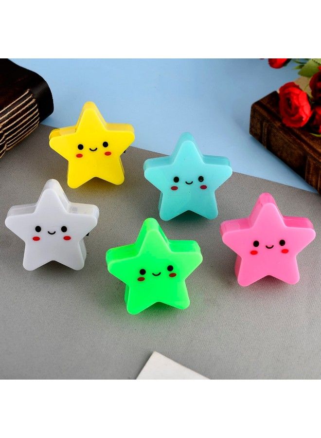 Ascension مصباح ليلي بتصميم نجمة مع حساس تحكم تلقائي لمصابيح الأطفال المفضلة هدايا عيد الميلاد والحفلات (أصفر عبوة من 2) - Image 5