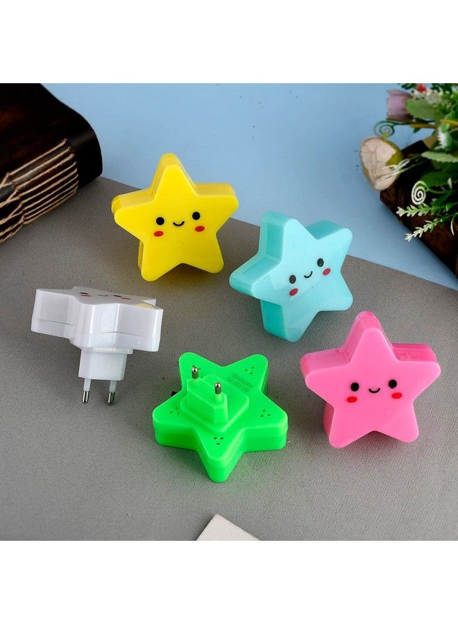 Ascension مصباح ليلي بتصميم نجمة مع حساس تحكم تلقائي لمصابيح الأطفال المفضلة هدايا عيد الميلاد والحفلات (أصفر عبوة من 2) - Image 3