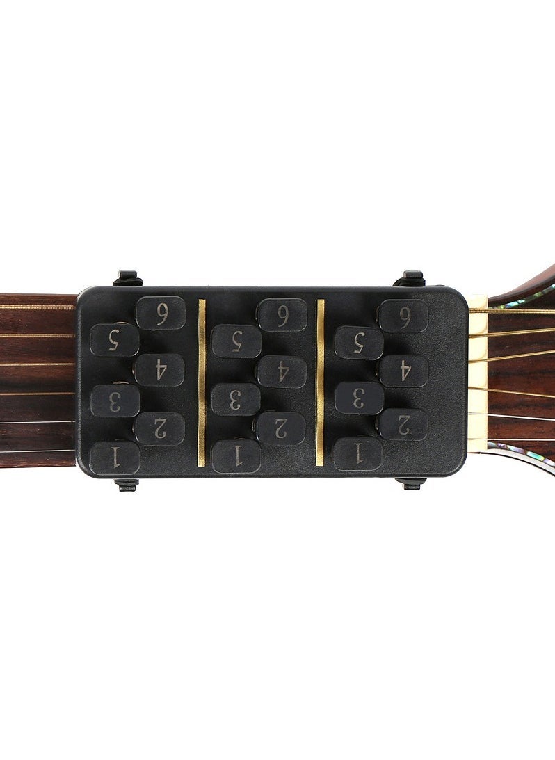 Generic Guitar Chord Trainer with Guitar Chord Score, Guitar Chord Learning Tools for Beginner, Practice Acoustic Guitar Accessories, Guitar Trainer Eliminates Finger Pain, Guitar Lover Gift (Black)  - Image 3