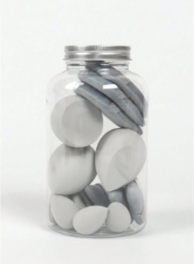 Ucanbe 15-Piece Beauty Tool Set - Loose Powder Puffs, Mini Puffs, Beauty Sponges & Cushion Puffs, Ultra-Soft Velvet, Latex-Free, Suitable for All Skin Types - Image 2