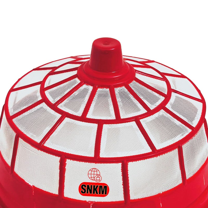 SNKM SNKM Food Cover Net Plastic Dome Big Size Round Net Kitchen Table Flies Mosquitoes Insect Proof Dining Tables Covers Fruits Vegetable Rice Cover Large 30cm12 Inch Multicolor Combo Pack of 7  - Image 5