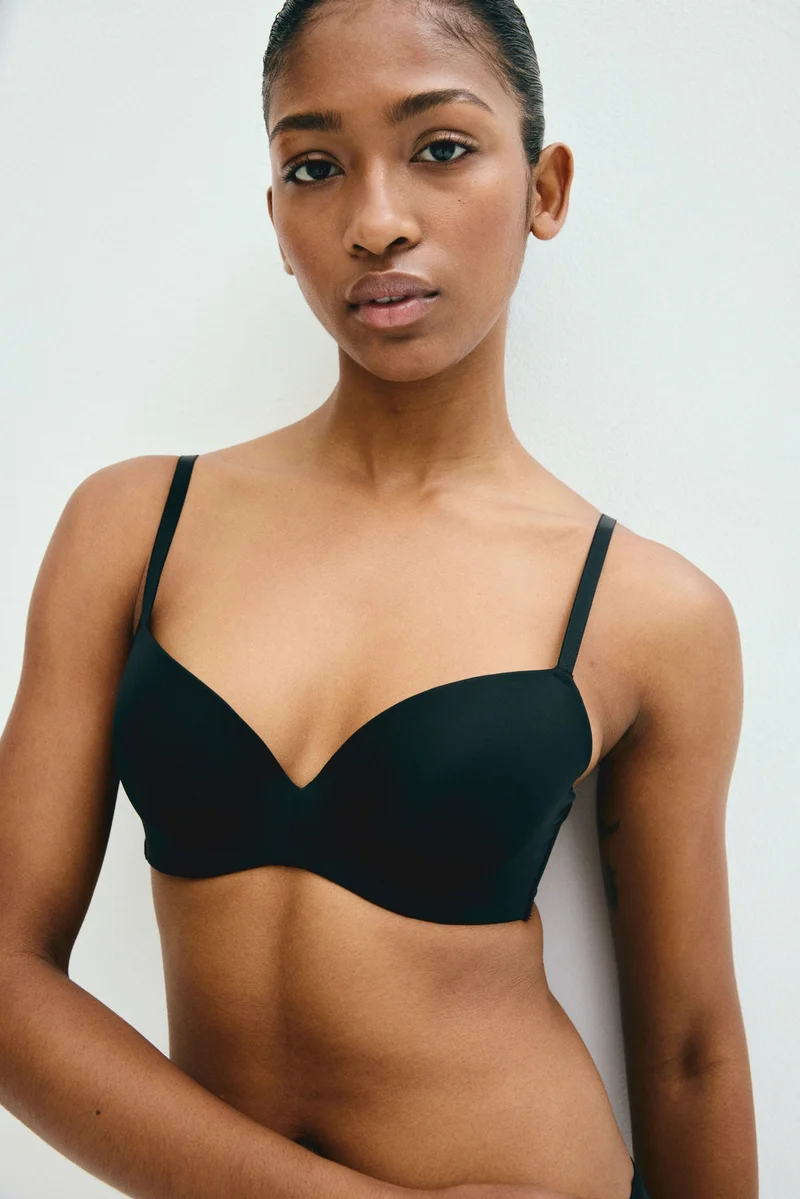 اتش اند ام حمالة صدر بوش-أب من ألياف دقيقة