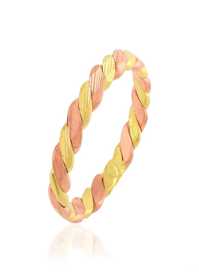DULCI Ashtadhatu (mix of 8 metals) Fashionable Copper Brass Good Health Vastu Wealth Ring - Image 2