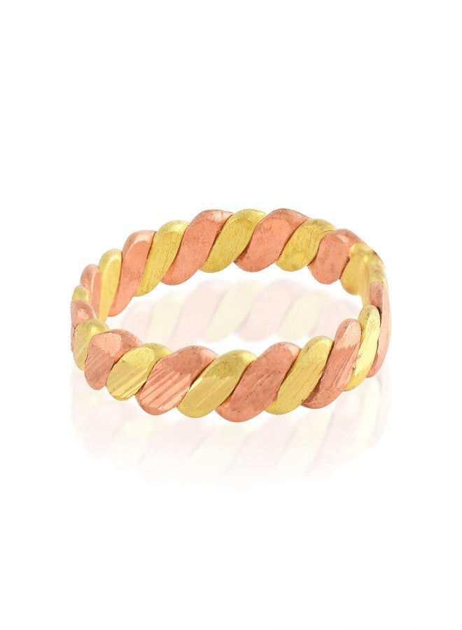DULCI Ashtadhatu (mix of 8 metals) Fashionable Copper Brass Good Health Vastu Wealth Ring - Image 1