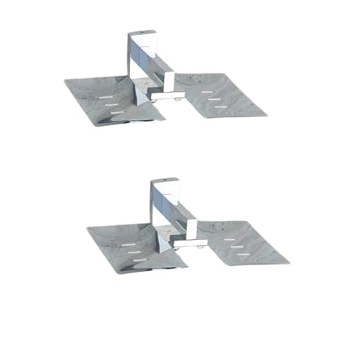 iSTAR Premium Stainless Steel Double Soap Holder/Soap Dish/Bathroom Soap Stand/Bathroom Accessories(Chrome Finish) (Silver, Steel) (Pack of 2) - Image 3