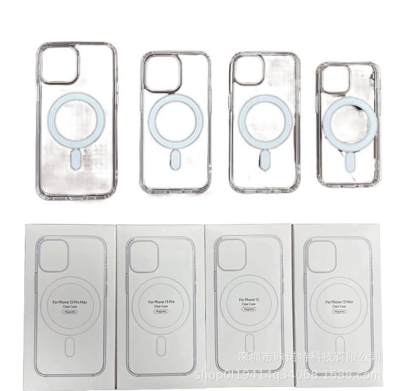 MagSafe Case | Strong Magnetic | Drop Protection | Shockproof Cover for iPhone 13 | Silicone - Image 1