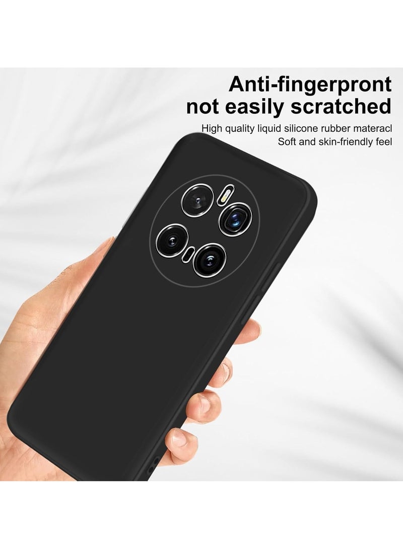 Case for Honor Magic 7 Pro Soft Flexible Slim Fit TPU Back Cover Matt Black Protective Case with Camera Protection Designed for Honor Magic7 Pro 5G - Image 3