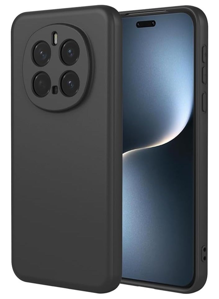 Case for Honor Magic 7 Pro Soft Flexible Slim Fit TPU Back Cover Matt Black Protective Case with Camera Protection Designed for Honor Magic7 Pro 5G - Image 1