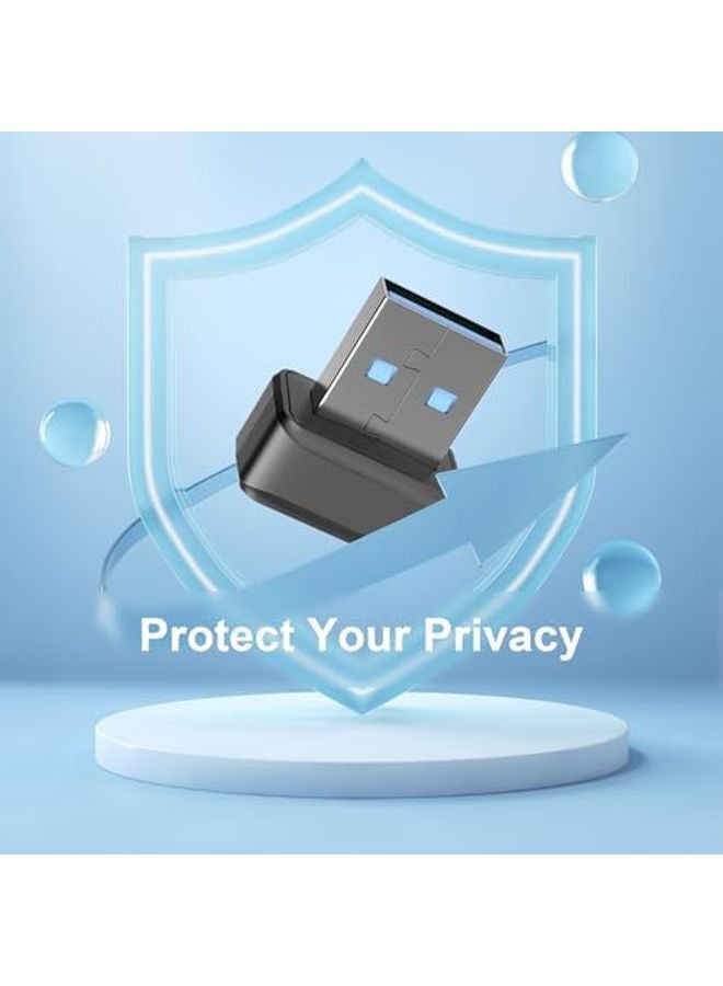 USB Fingerprint Reader ABS 360 Degree Detection Fast Accurate Authentication Windows Hello - Image 3