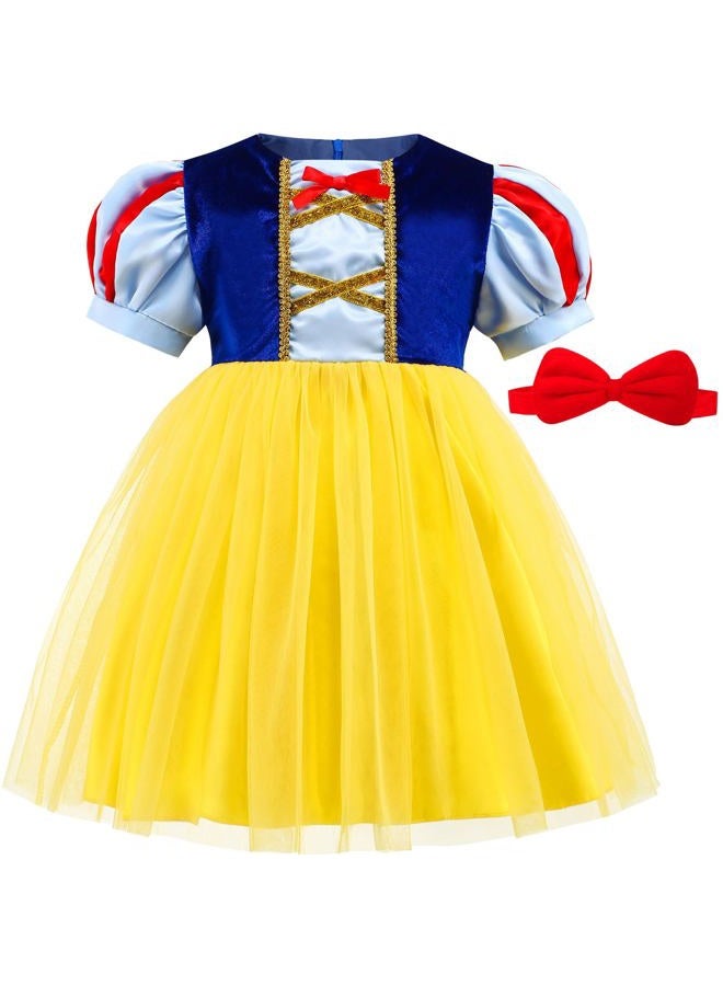 ICECUTE Princess Costumes for Toddler Girls,Princess Dress for Kids,Birthday Halloween Party Dress Up - Image 1