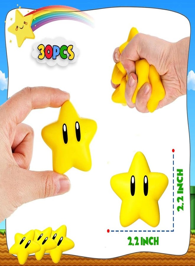 PARTVON Mini Star Stress Ball for Video Game Birthday Decoration Party Favors Classroom Exchange Gifts Classroom Prizes School Carnival Reward Party Favors Fillers - Image 3