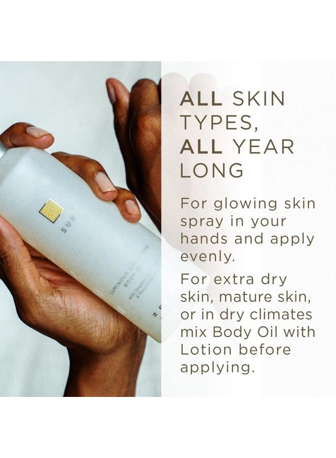 zents Luminous Cashmere Body Oil (Sun Fragrance) | Moisturizing Body Oil with Vitamin E & Organic Coconut Oil | Softens & Smooths Skin | 8 fl oz - Image 5